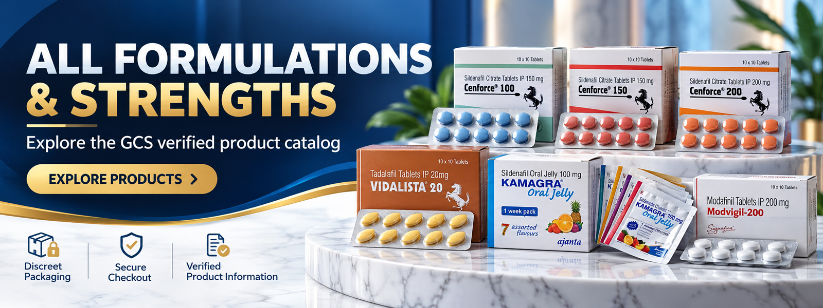 All Formulations & Strengths - Explore the GCS verified product catalog